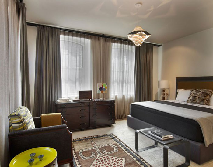 decoração cortinas de tecido